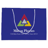 Corporate Gift Bag with Company Logo Große Geschenktüte (Rückseite)