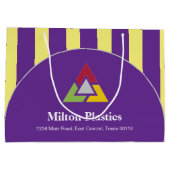 Corporate Gift Bag with Company Logo Große Geschenktüte (Rückseite)