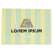 Corporate Gift Bag with Company Logo Große Geschenktüte (Rückseite)