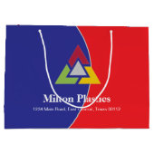 Corporate Gift Bag with Company Logo Große Geschenktüte (Rückseite)