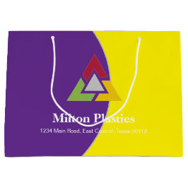 Corporate Gift Bag with Company Logo Große Geschenktüte