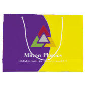 Corporate Gift Bag with Company Logo Große Geschenktüte (Rückseite)