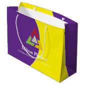 Corporate Gift Bag with Company Logo Große Geschenktüte (Rückseite Schrägansicht)