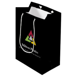 Corporate Gift Bag with Company Logo Mittlere Geschenktüte