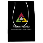 Corporate Gift Bag with Company Logo Mittlere Geschenktüte (Vorderseite)