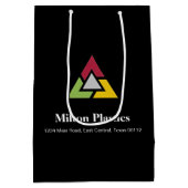 Corporate Gift Bag with Company Logo Mittlere Geschenktüte (Rückseite)