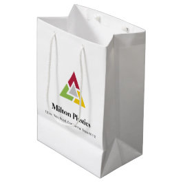 Corporate Gift Bag with Company Logo Mittlere Geschenktüte