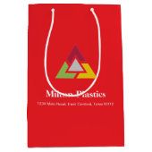 Corporate Gift Bag with Company Logo Mittlere Geschenktüte (Vorderseite)