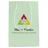 Corporate Gift Bag with Company Logo Mittlere Geschenktüte (Vorderseite)