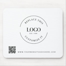 Corporate Giveaway promo Custom Logo QR code Mousepad