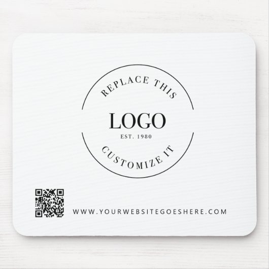 Corporate Giveaway  promo Custom Logo QR code Mousepad (Vorne)