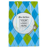 Corporate Golf Event Mittlere Geschenktüte (Vorderseite)