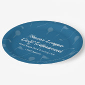 Corporate Golf Party Paper Plate Tableware Pappteller (Schrägansicht)