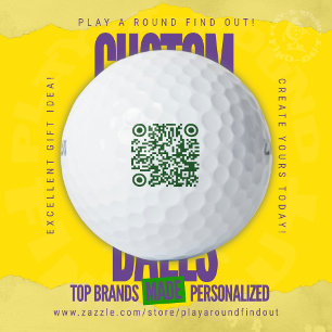 Corporate Golf Veranstaltung Promo Scannbarer QR-C Golfball