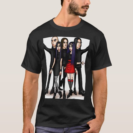 Corporate Goth Goth Clique Freunde T-Shirt (Vorderseite)