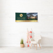 Corporate Green & Gold Logos Werbung Business Foto Banner (Insitu)