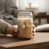 Corporate holiday gifts Glass Can Reindeer Dosenglas