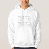 Corporate Hoodie mit Blueprint (Vorderseite)