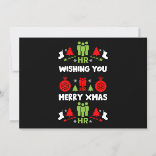 Corporate HR Weihnachtsgeschenke Feiertagskarte