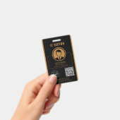 Corporate ID-Abzeichen mit Foto- und QR-Code Ausweis (Handheld)