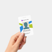 Corporate ID Card Design Template Ausweis (Handheld)