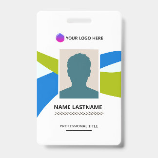 Corporate ID Card Design Template Ausweis