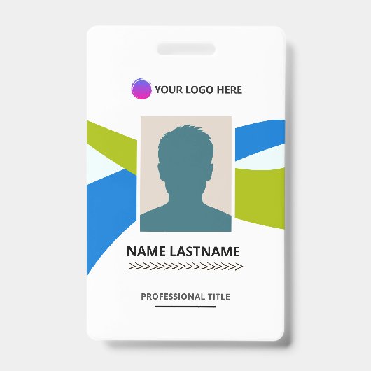 Corporate ID Card Design Template Ausweis (Vorderseite)