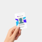 Corporate ID Card Design Template Ausweis (Handheld)