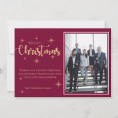 Corporate Imitate Gold Glitzer Frohe Weihnachten F (Vorderseite)