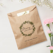 CORPORATE KRAFT CHIC HOLLY BERRY WREATH CHRISTMAS GESCHENKTÜTCHEN (Versiegelt)