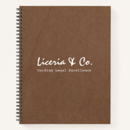 Corporate Law Firm Design Notizblock