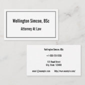 Corporate, Legal Beruflich Business Card Visitenkarte (Vorne/Hinten)