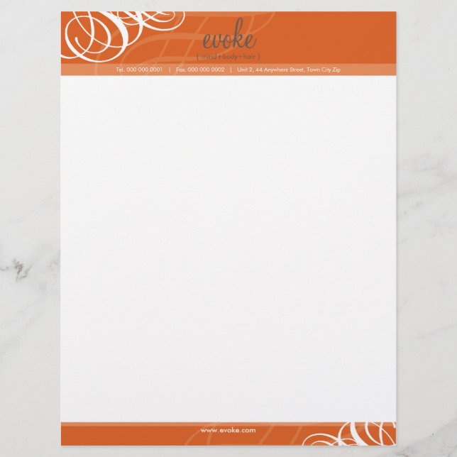 CORPORATE LETTERHEAD: Designervogue 14 Briefbogen (Vorderseite)