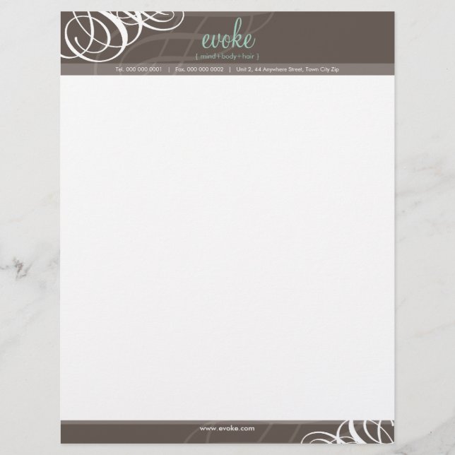 CORPORATE LETTERHEAD: Designervogue 4 Briefbogen (Vorderseite)