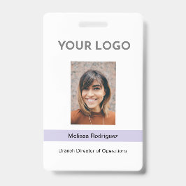 Corporate Lilac Employee Foto ID Ausweis