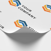 Corporate-Logo für Unternehmen Geschenkpapier (Ecke)