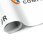 Corporate-Logo für Unternehmen Geschenkpapier (Rolleneckpunkt)