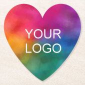 Corporate-Logo-Vorlage für Unternehmen Untersetzer (Vorderseite)