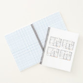 Corporate Notebook mit Blueprint Notizblock (Innenseite)