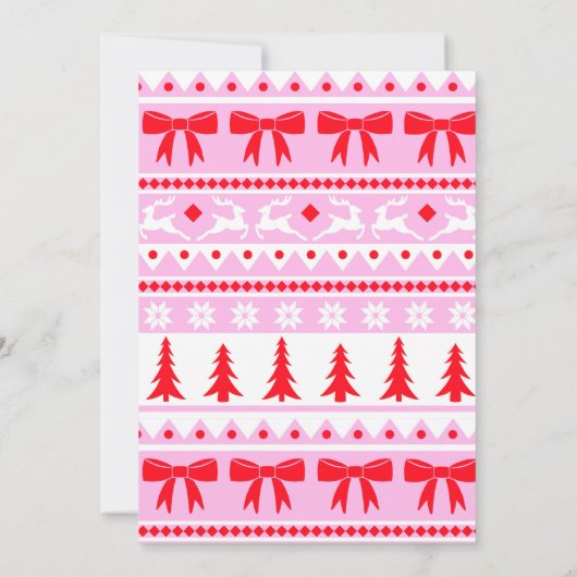 Corporate Office Holiday Ugly Sweater Party Einladung (Rückseite)