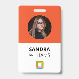 Corporate Orange Custom Employee-ID Ausweis