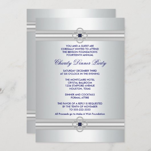 Corporate Party Event-Invisionen Einladung (Vorne/Hinten)