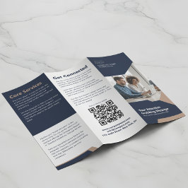 Corporate Portfolio Modern Elegant Trifold Brochur Flyer