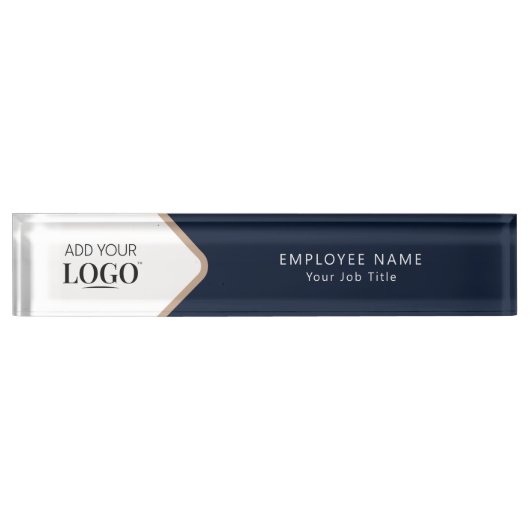 Corporate Professional Modern Elegant Employee Namensplakette (Vorderseite)