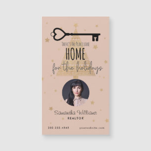 Corporate Real Anwesen Realtor Holiday Post Card Magnetkarte