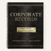 Corporate Records Notizblock (Vorderseite)