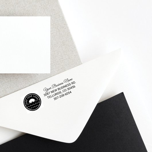 Corporate-Rücksendeadresse für kundenspezifische F Permastempel