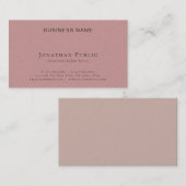 Corporate Schlicht Beruflich Moderne Elegante Luxu Visitenkarte (Vorne/Hinten)