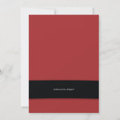 Corporate Secret Santa Gift Exchange Party Einladung (Rückseite)