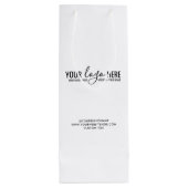 Corporate Show für das Unternehmen mit individuell Geschenktüte Für Weinflaschen (Rückseite)